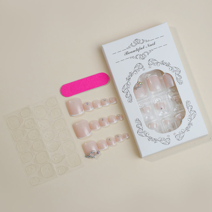 Nail art set with elegant glitter accents Stornfield