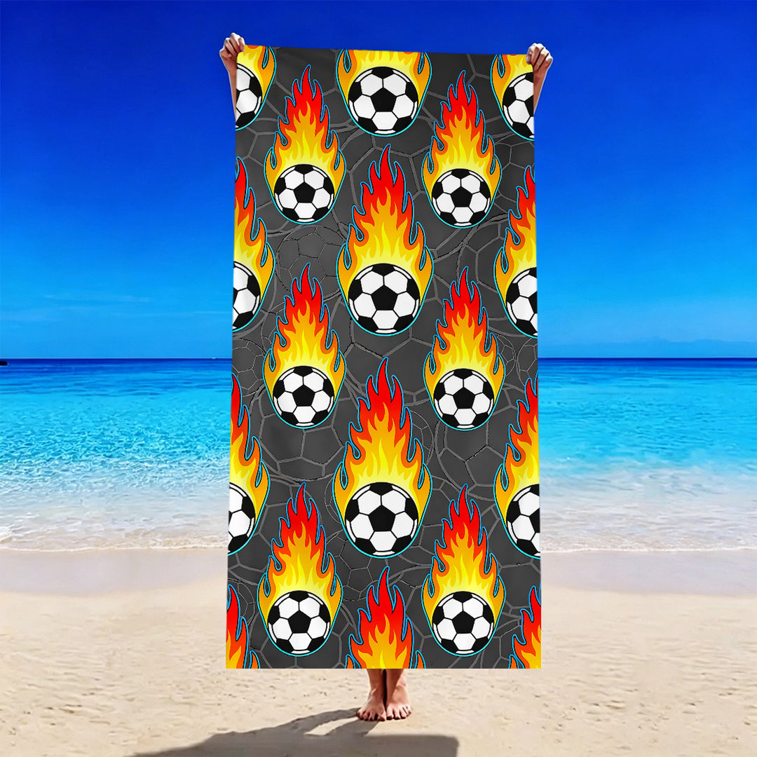 Football-themed beach towel Stornfield