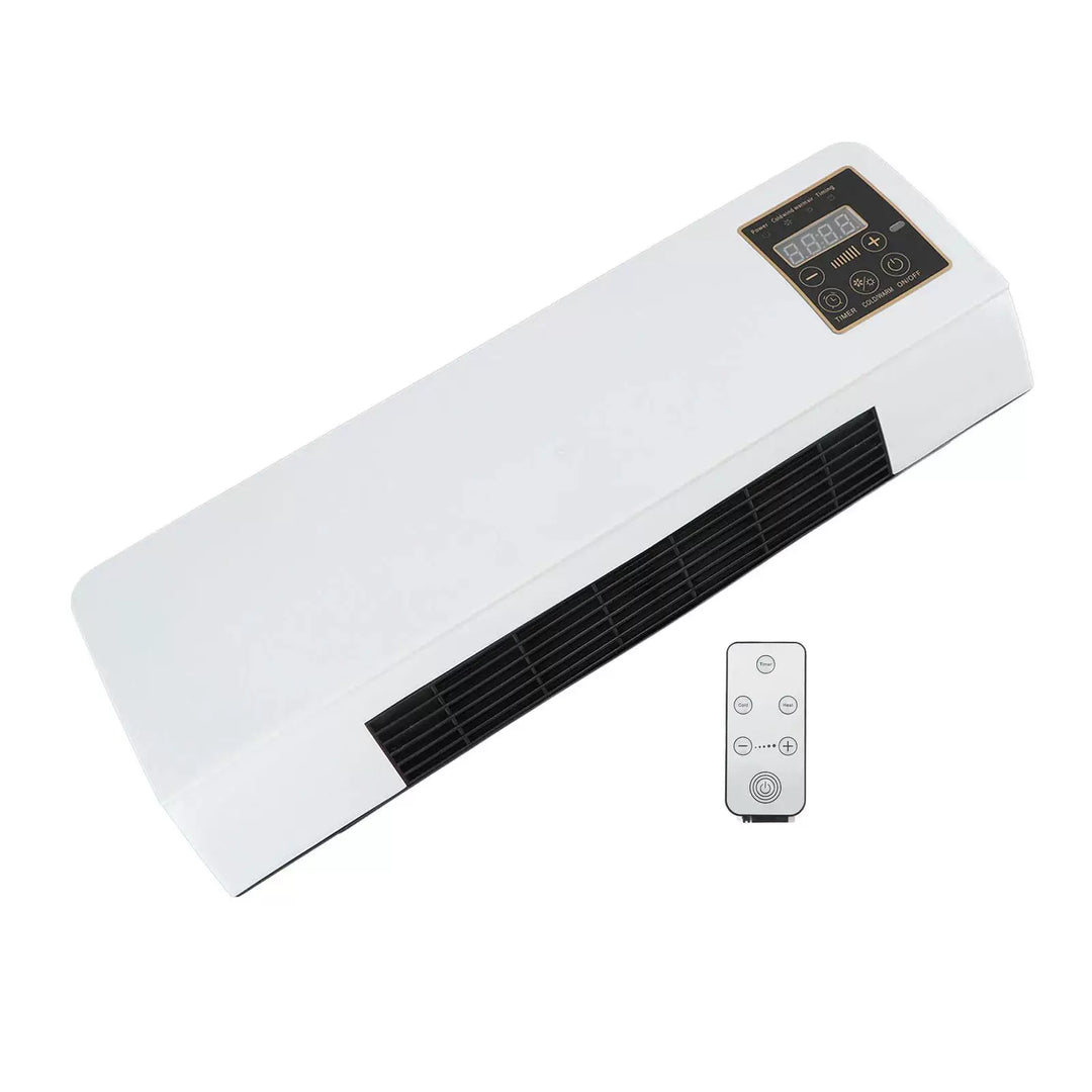 Unisex One Size Plug-in Flat Wall Heater with Digital Thermostat and Remote Control Stornfield