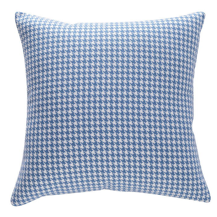 Houndstooth pattern decorative pillow