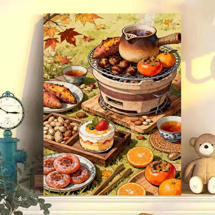 Autumn Harvest Kitchen Art Print Stornfield