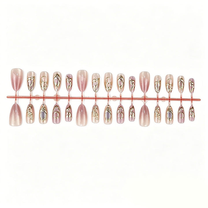 Glamorous artificial nails with noble accents Stornfield