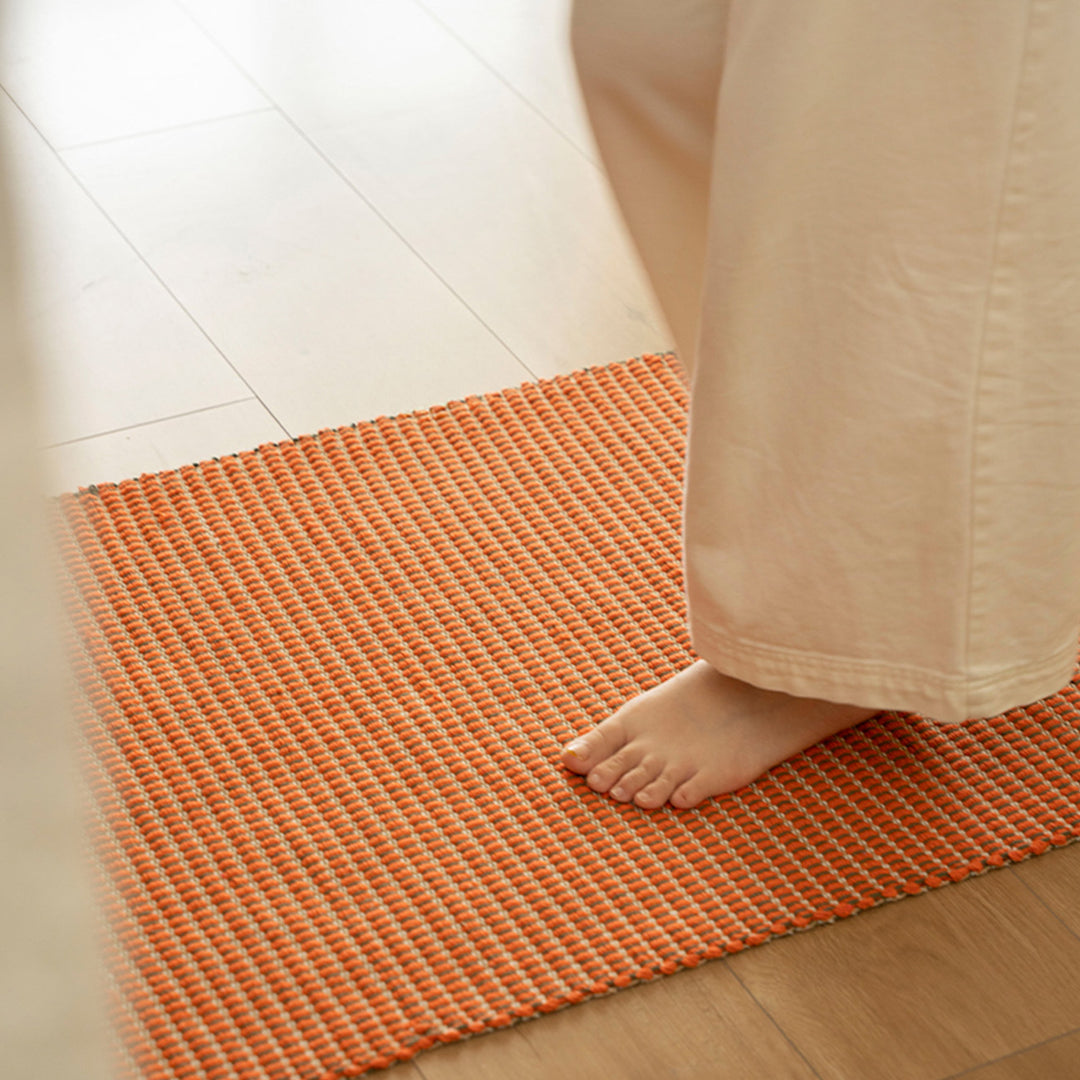 Non-slip heat-resistant woven placemat and multifunctional mat