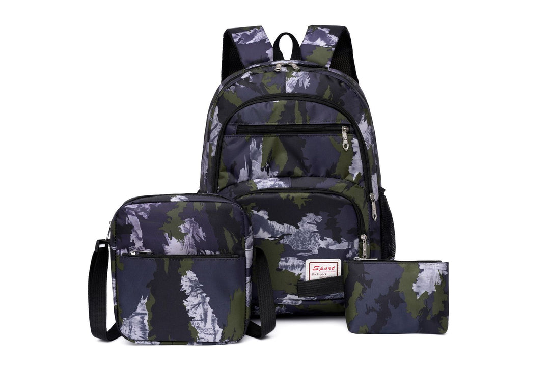 School backpack with multiple compartments and matching accessories Stornfield