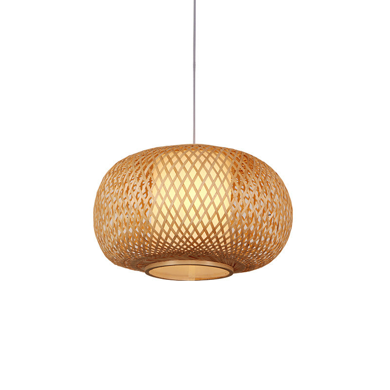 Woven Bamboo Ceiling Lamp