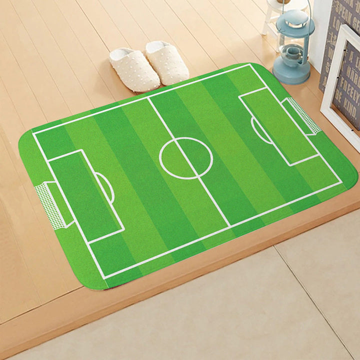 Football-Themed Indoor Mat