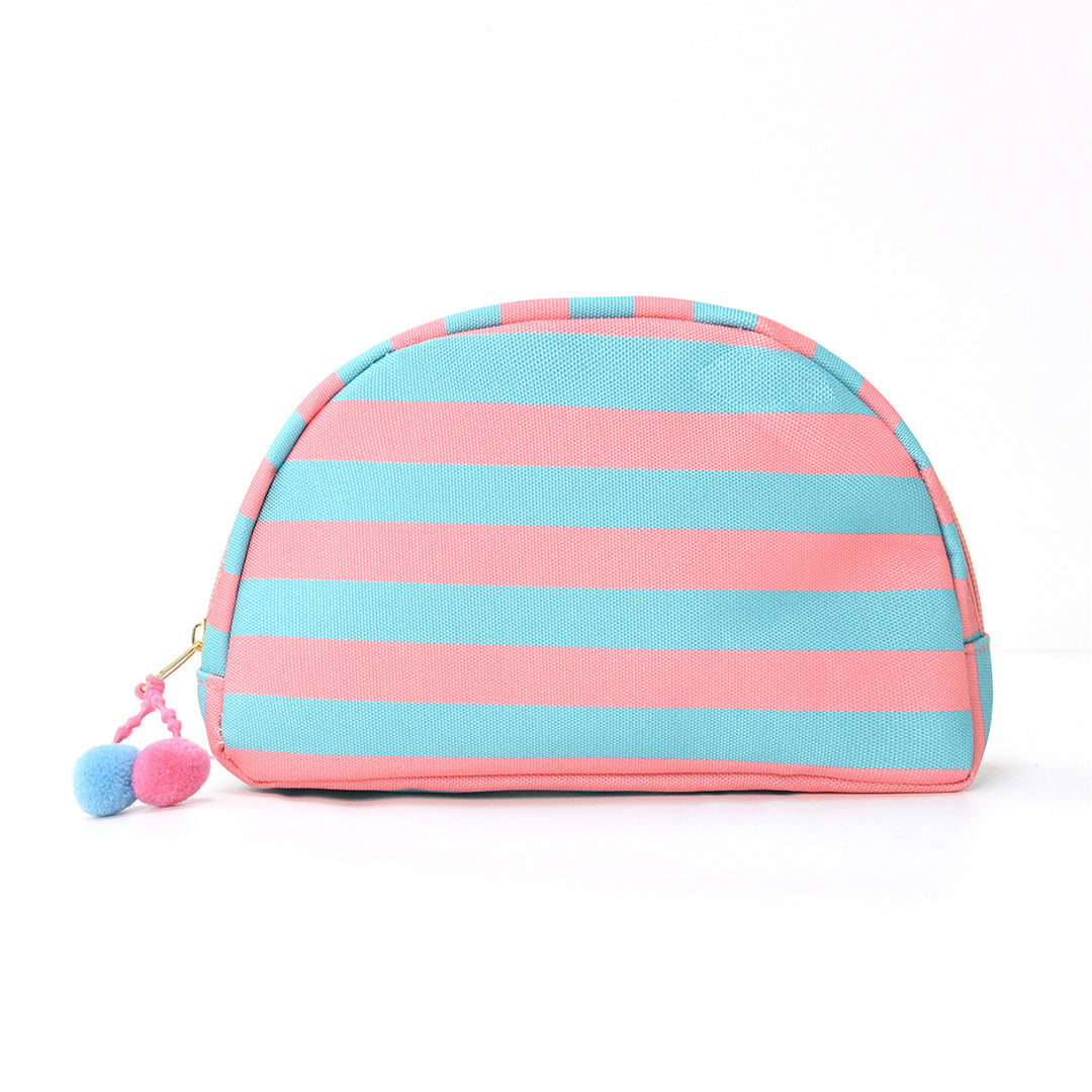 Cosmetic bag with striking stripe pattern Stornfield