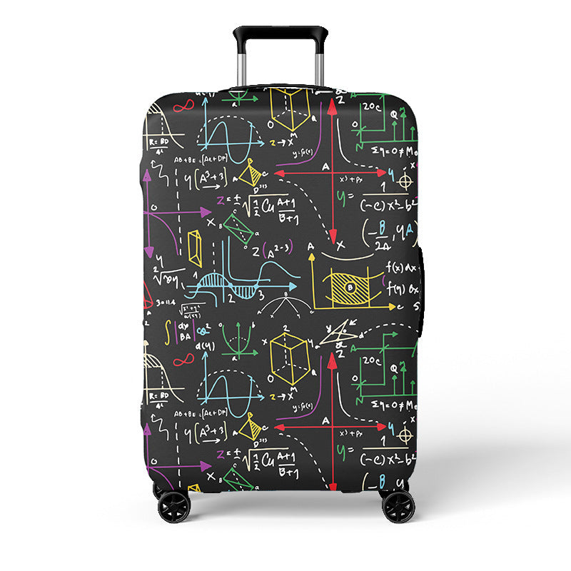 Unisex Suitcase Cover with Colorful City Design Stornfield