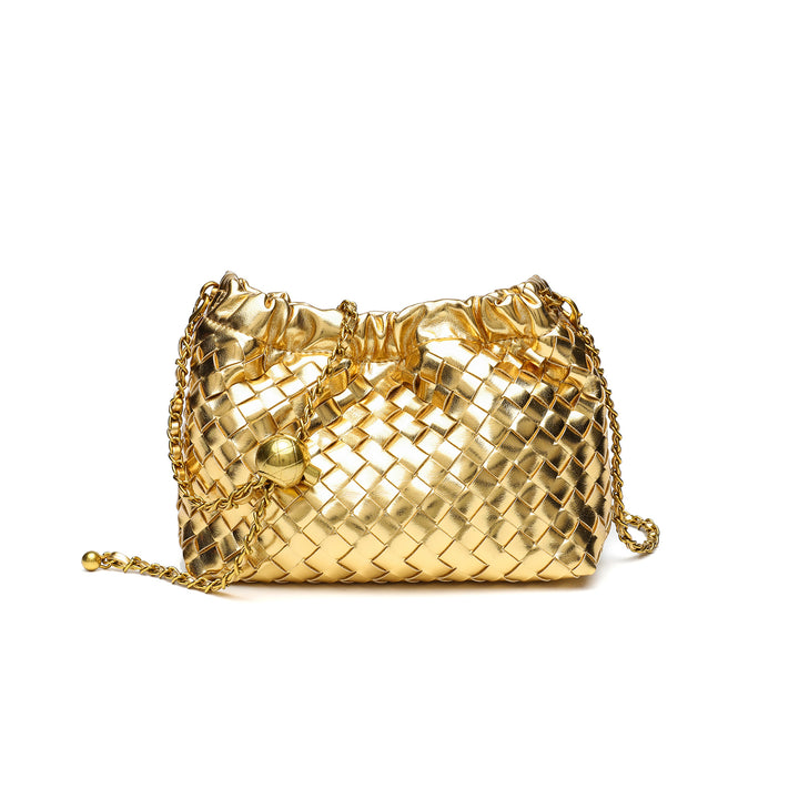 Woven Leather Evening Purse Stornfield