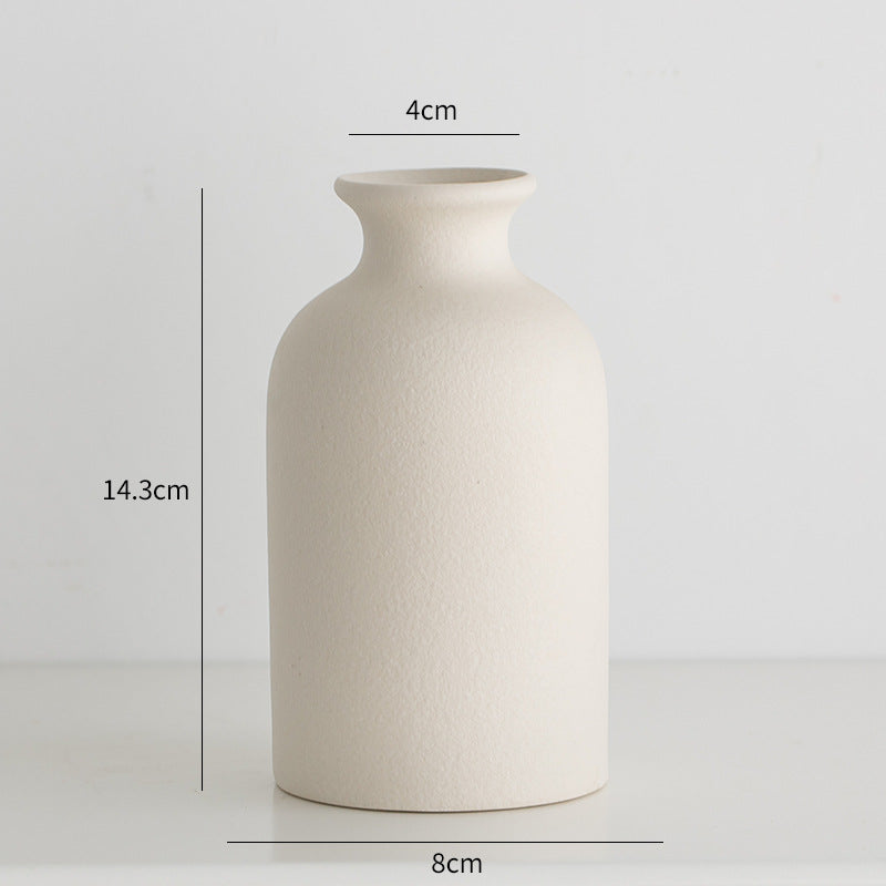 Minimalist Matte Ceramic Flower Vase Stornfeild