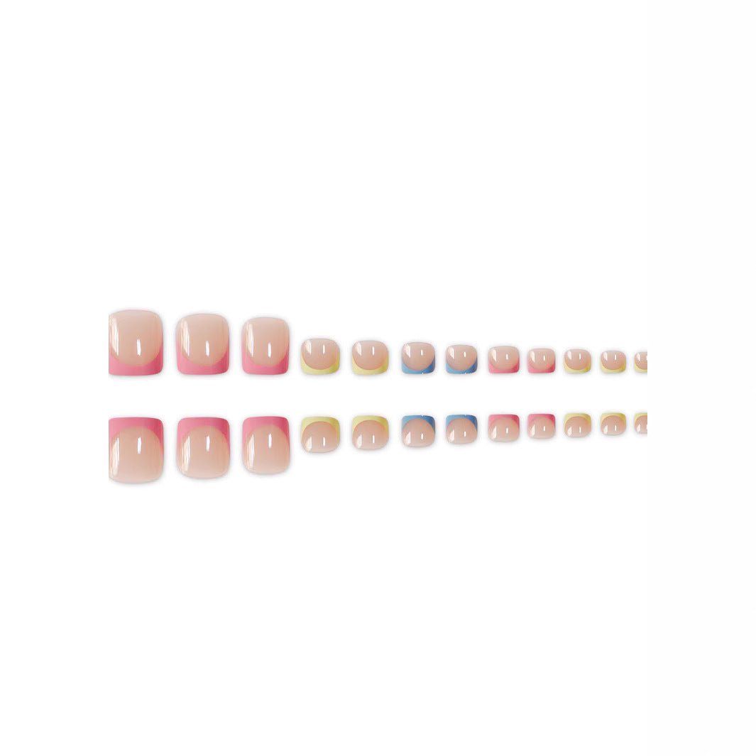 Decorative French Tip Nail Art Set Stornfield