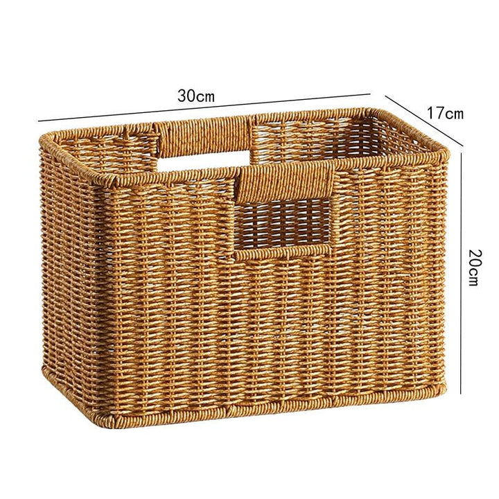 Handcrafted Wicker Storage Tray Stornfield