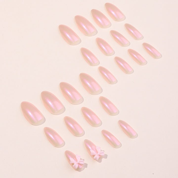 Nail art set with shimmering tips and elegant decorations Stornfield