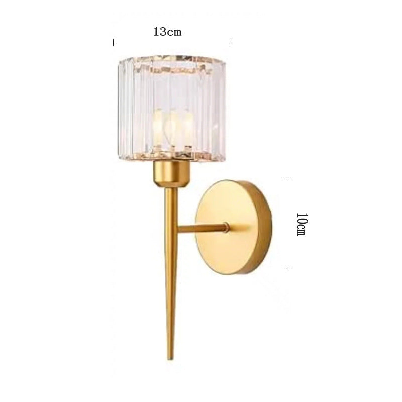 Crystal-Accented Wall Sconce