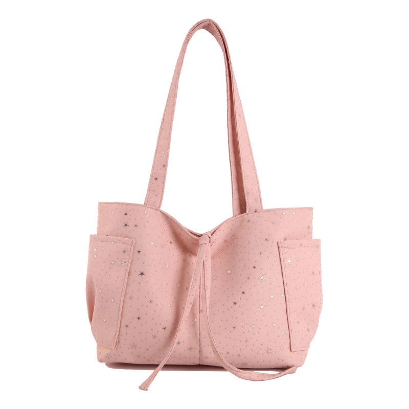 WoStar-Patterned Canvas Tote Bag Stornfield