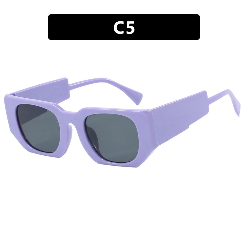 Ladies oversized sunglasses with geometric frame and UV protection Stornfield