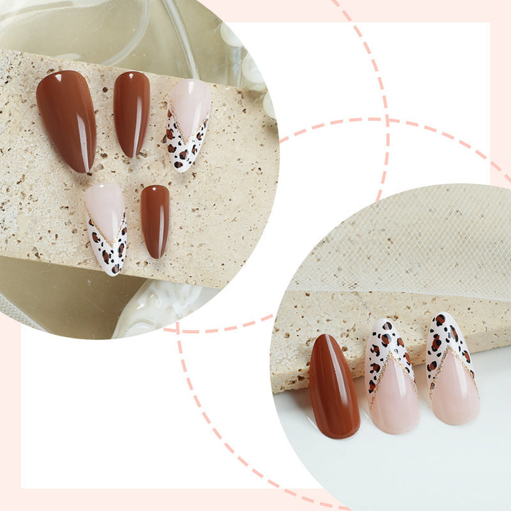 Decorative Press-On Nail Set with Unique Patterns Stornfield