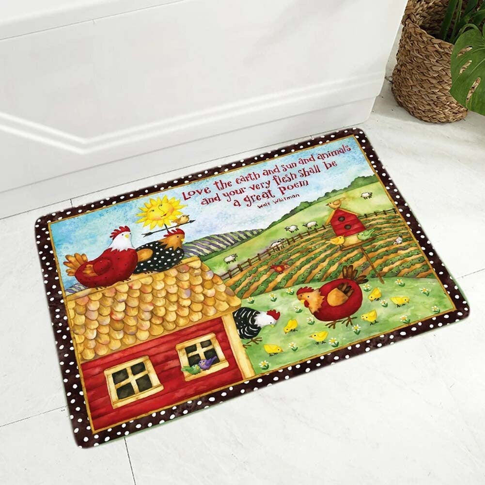 Decorative Kitchen Bath Mat