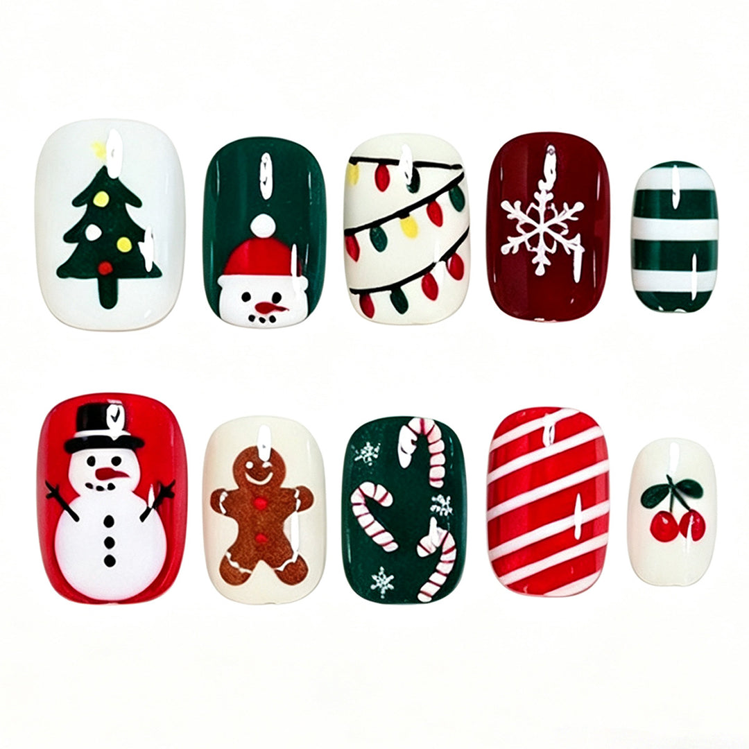 Festive Holiday Nail Art Set Stornfield