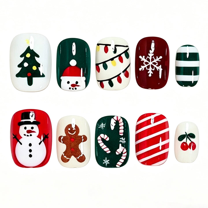 Festive Holiday Nail Art Set Stornfield