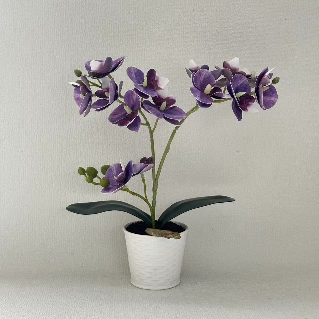 Elegant Faux Orchid Plant