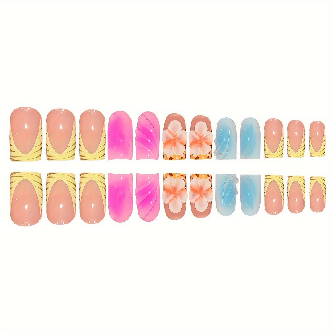 Floral Art Press-On Nails Stornfield