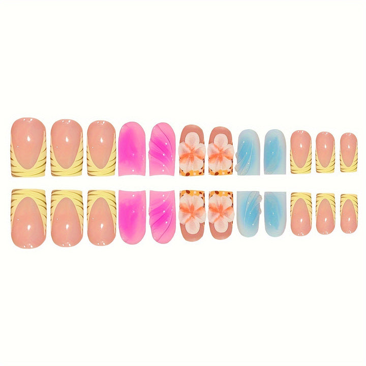Floral Art Press-On Nails Stornfield