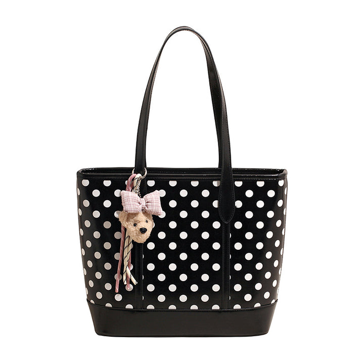 Polka Dot Print Casual Tote Stornfield