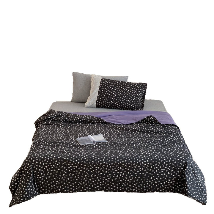 Playful Canine-Print Brushed Microfiber Duvet Cover Set with Smooth Grey Reverse and Envelope Pillowcase