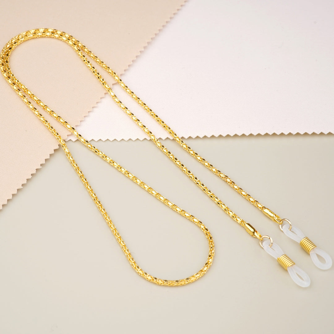 Gold-Plated Twisted Link Eyewear Chain Stornfield