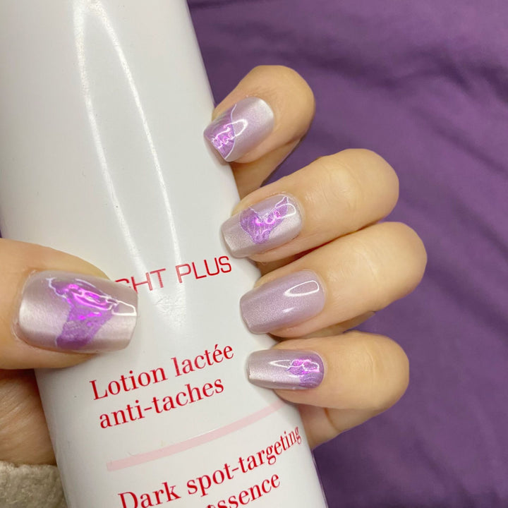 Elegant Floral-Inspired Press-On Nail Art Set