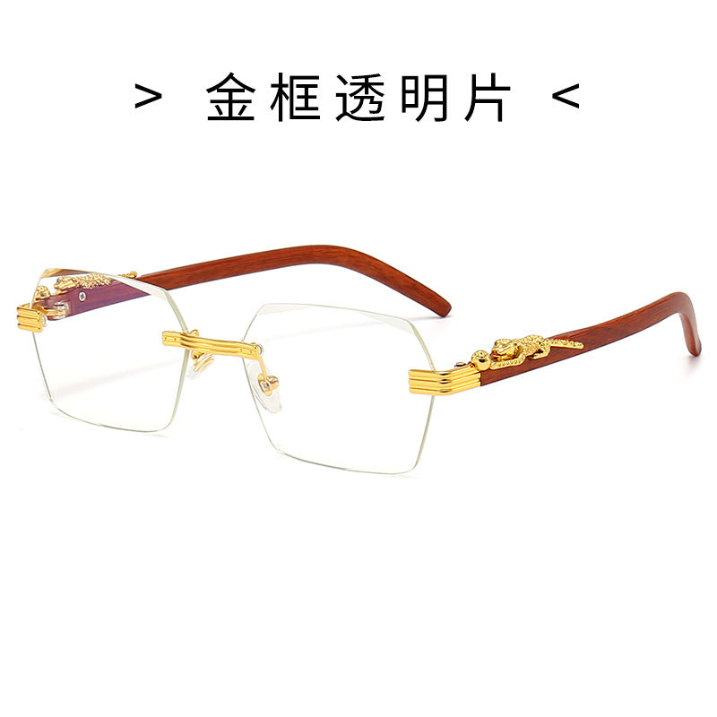 Ladies Designer Sunglasses with Artistic Wooden Frame and Elegant Glass Elements Stornfield