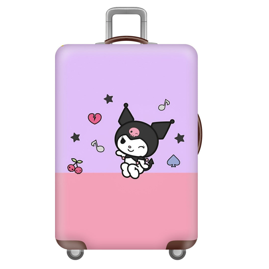 Unisex hard-shell luggage with trendy dog motif Stornfield