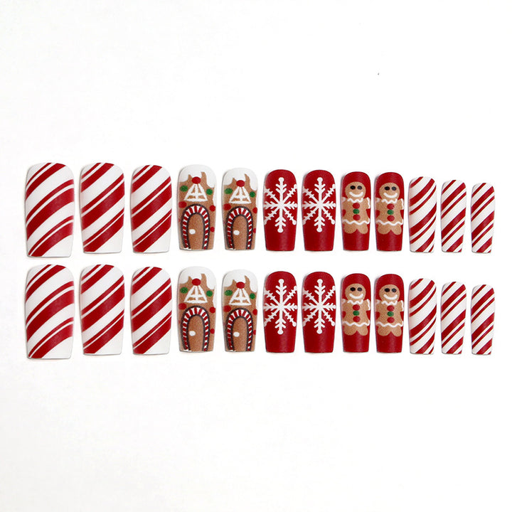 Creative nail art set with festive Christmas design Stornfield