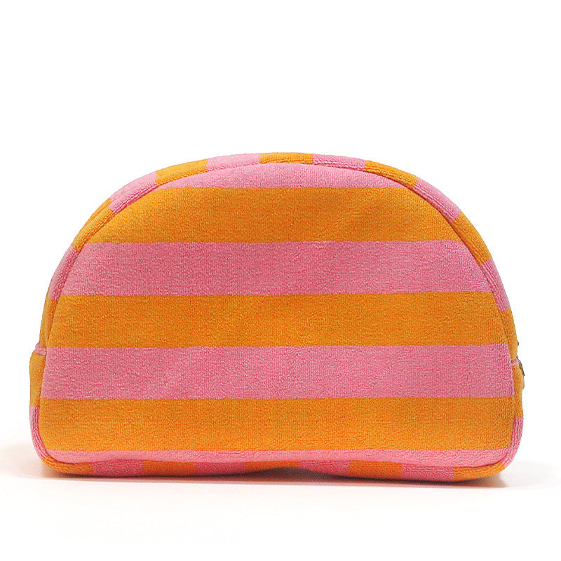 Stylish Striped Makeup Bag