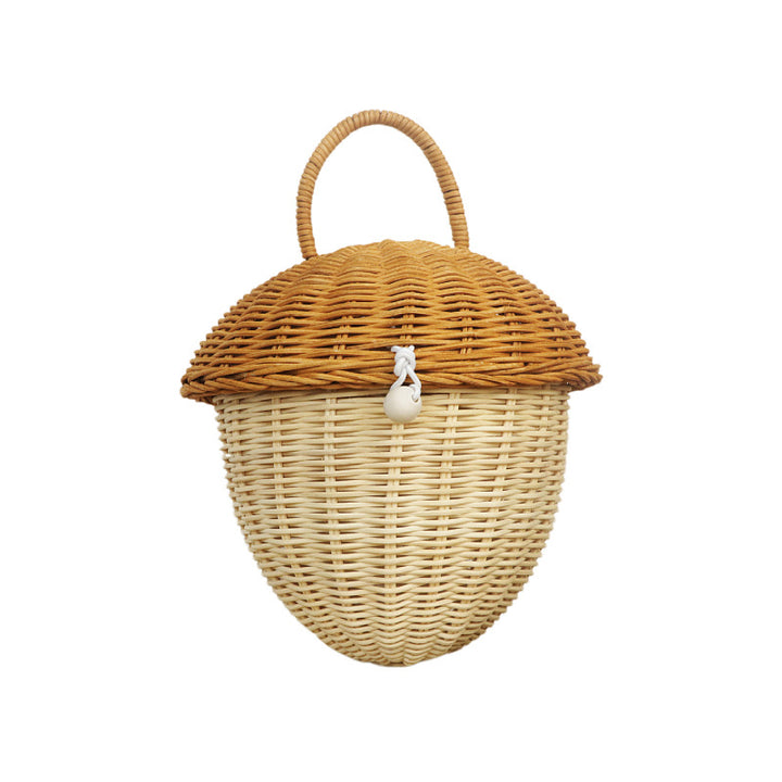 Playful storage basket in acorn design Stornfield