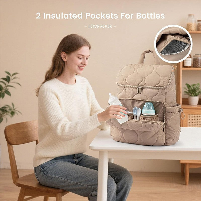 Padded everyday backpack with practical compartments Stornfield