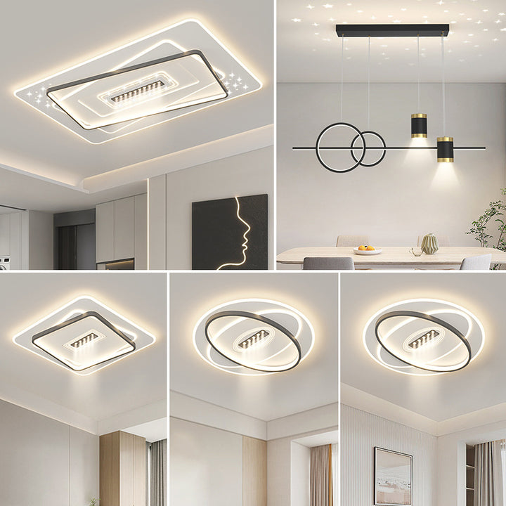 Modern Minimalist LED Ceiling Light Fixture