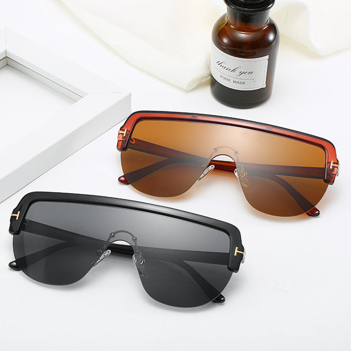 Contemporary Full-Frame Shield Sunglasses Stornfield