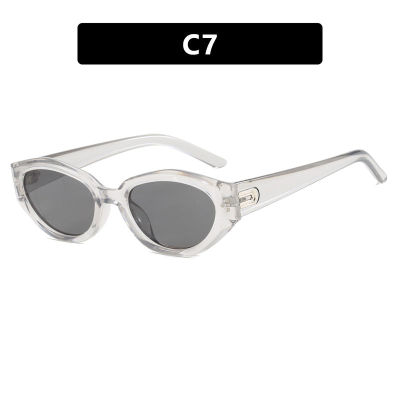 Women Cat-Eye Sunglasses with accentuated transparent frame and UV protection Stornfield
