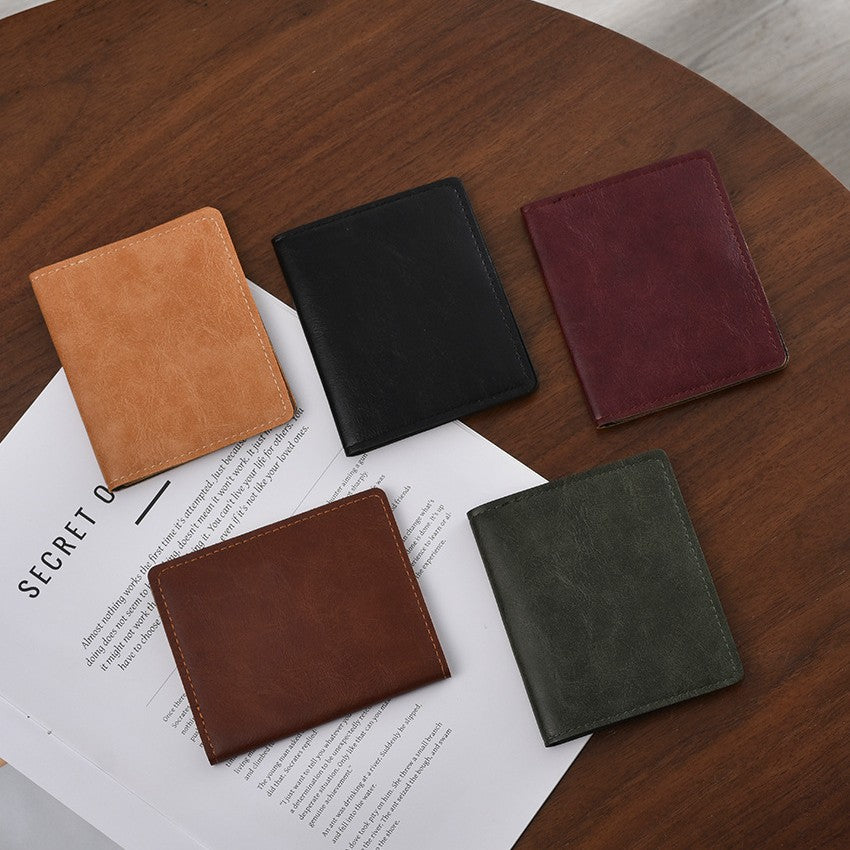 Compact Leather Travel Wallet Stornfield