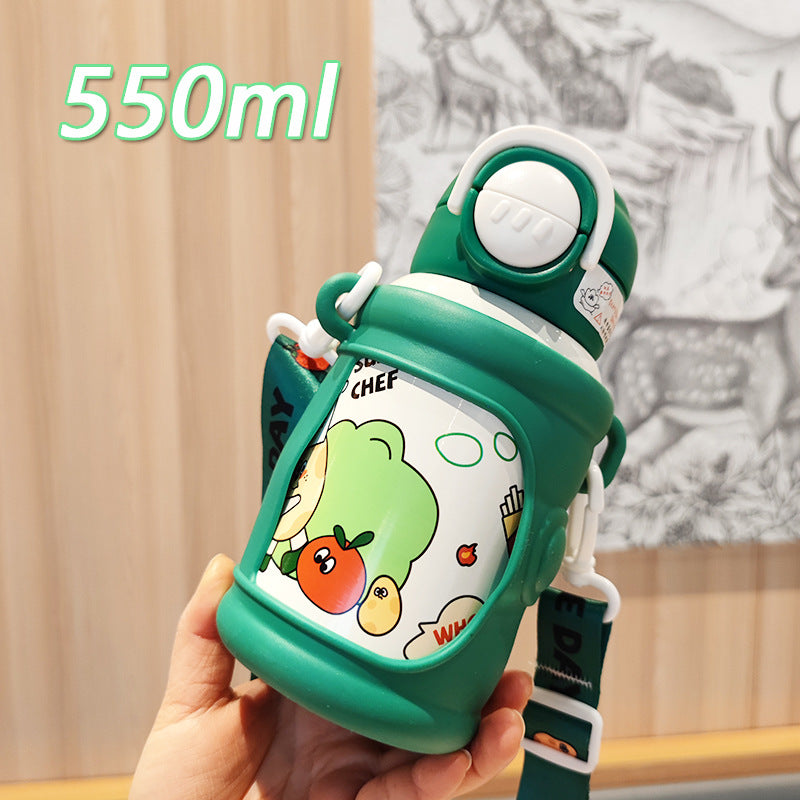 Women’s creative drinking bottle with stable silicone cover Stornfield