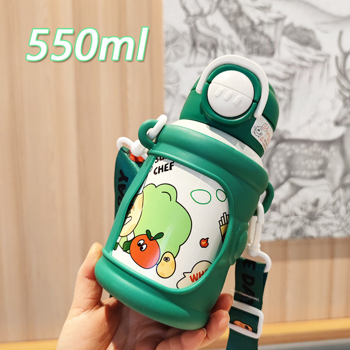 Women’s creative drinking bottle with stable silicone cover Stornfield