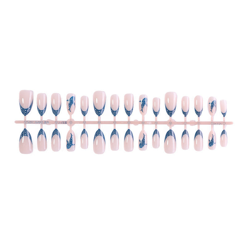 Creative Acrylic Nail Set with Stylish Design Accents Stornfield