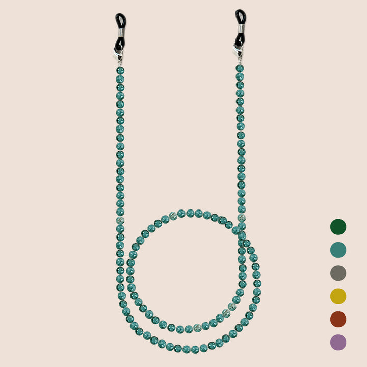 Natural Amethyst Beaded Eyewear Chain Stornfield