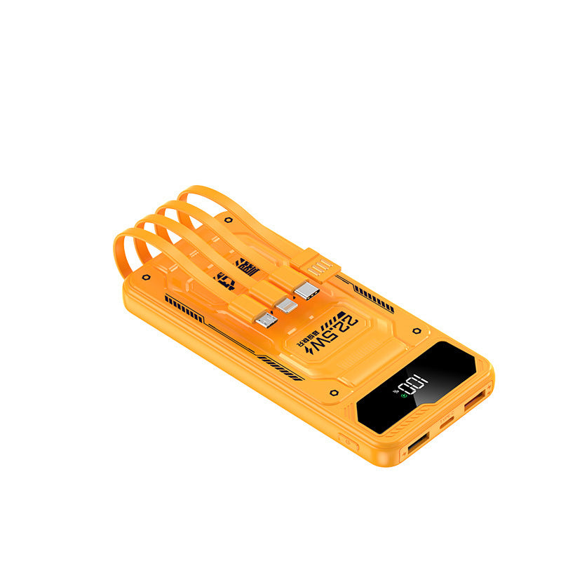 Power bank with integrated charging cables and smart charging function Stornfield