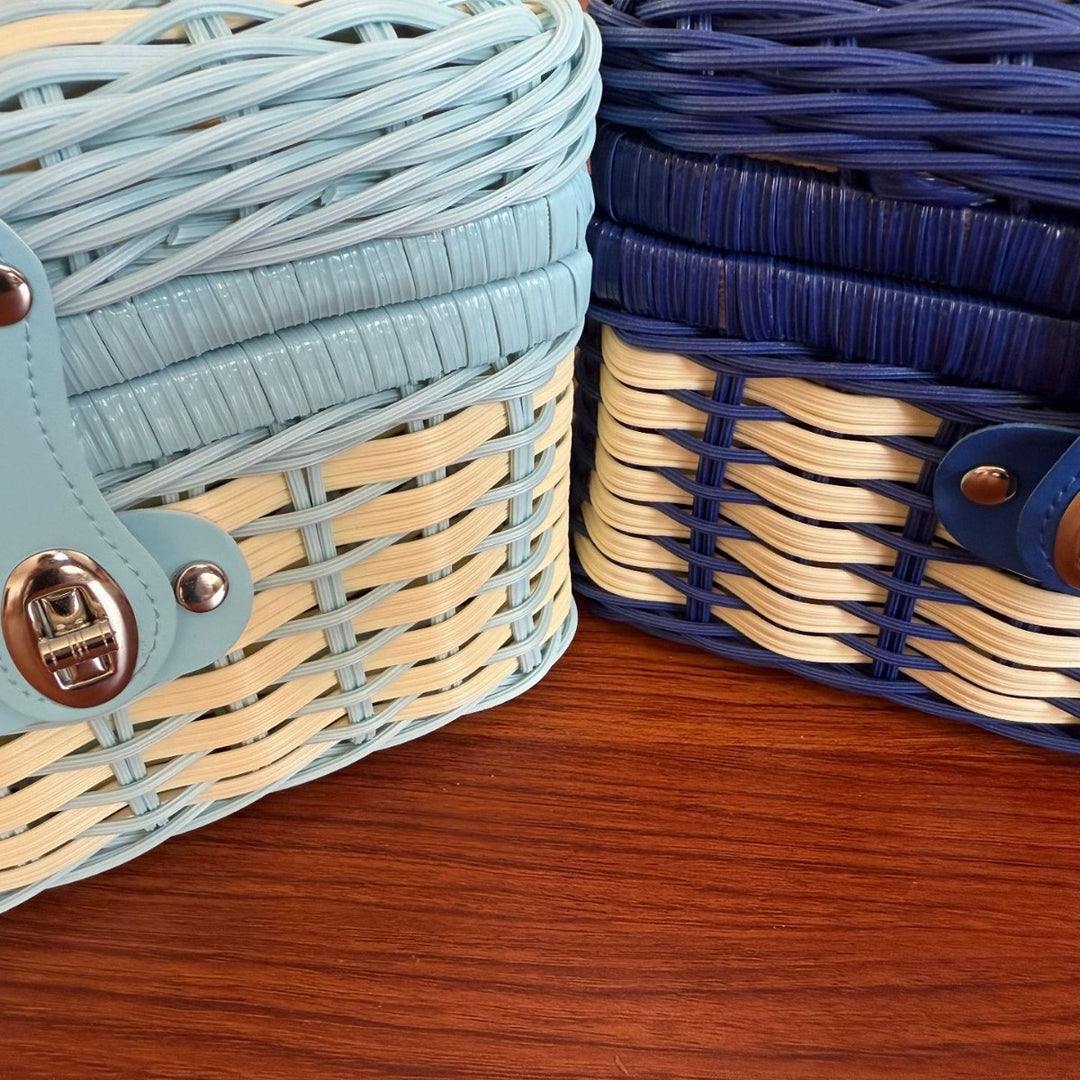 Vintage Picnic Storage Basket Stornfield