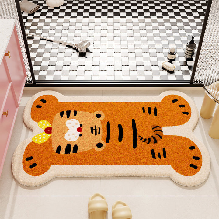 Cartoon Plush Bath Mat