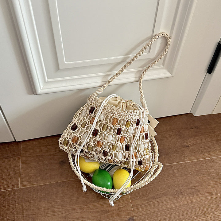 Bohemian Beaded Drawstring