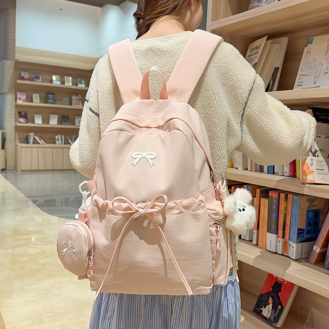 Backpack with Cute Appliqués and Multifunctional Design Stornfield